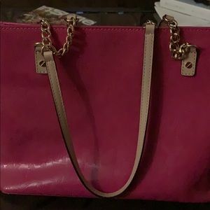 Pink Michael Kors bag.